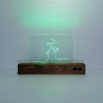 kiss-dessin-line-lampe-vert